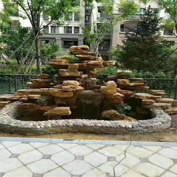 耒阳庭院假山鱼池设计方案